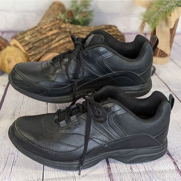 Safe T Step Cross Trekkers Black Sneakers w/ Box - 9W - Picture 5 of 8